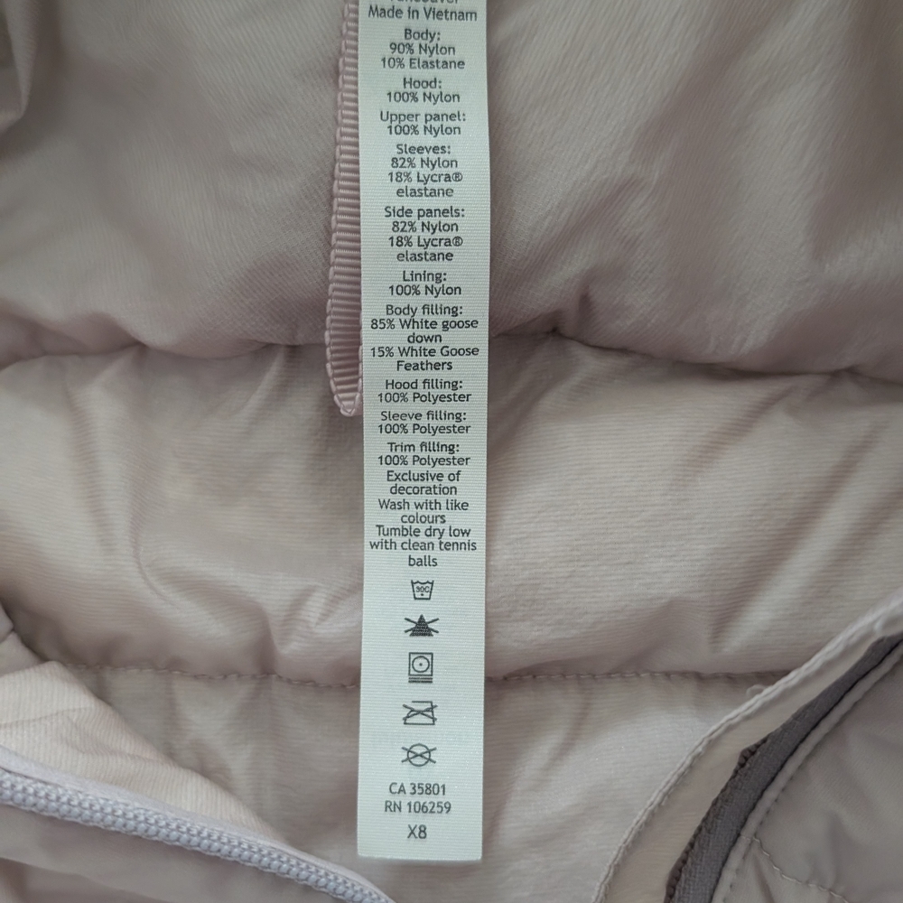 lululemon athletica Light Pink Puffer Jacket - Picture 5 of 7